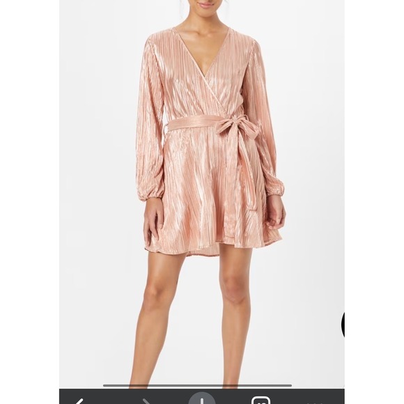 slim fit dress slacks Starburst Sequin Maxi Dress - Rosegold main image 0